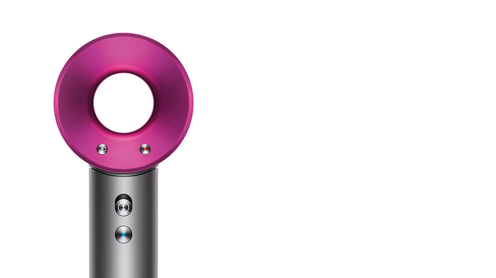 Close up of the Dyson supersonic hair dryer
