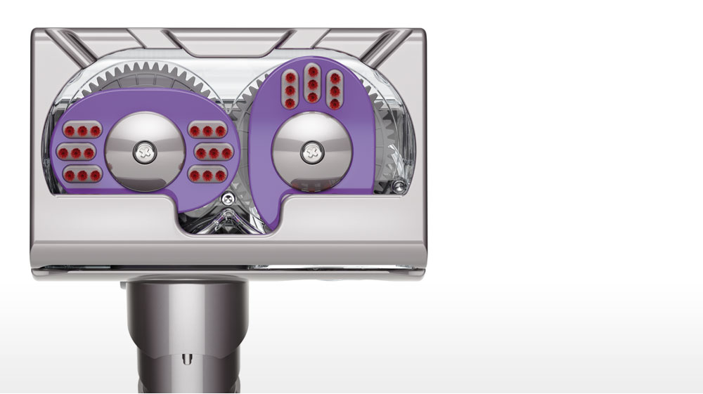 Underside view of the Dyson tangle free turbine tool