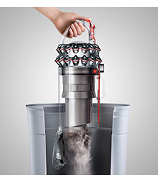 Hygienic bin emptying